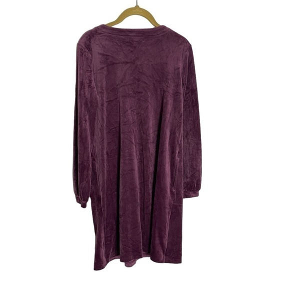 Pure J Jill Purple Velvet Soft Casual Dress XS - Picture 3 of 6